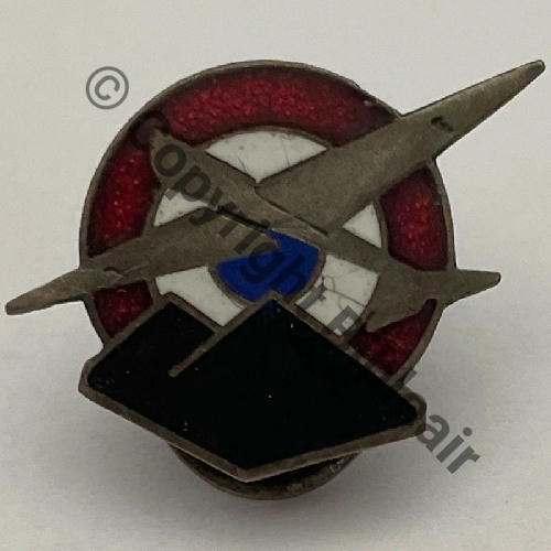 JM  STAGE PILOTAGE MONTAGNE NOIRE 1941 24x17mm  BERAUDY VAURE Miniature Dos lisse Src.historiacollection2a PV40Eur 